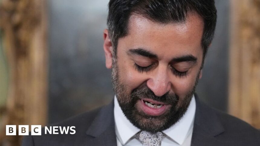 Watch: Humza Yousaf resigns as first minister