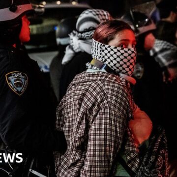 Watch: Police raid Columbia University over Gaza protests