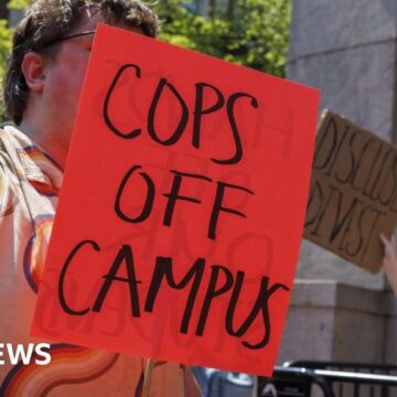 Columbia campus community 'shattered' by police raid