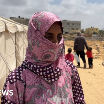 Israel-Gaza war: ‘My children cling to me as dogs raid Rafah graves near our shelter’