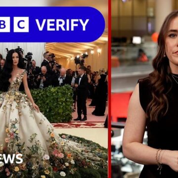 Met Gala: BBC Verify examines fake Katy Perry AI-generated image