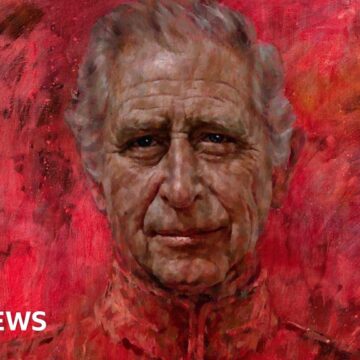 King Charles: ‘That is quite red indeed’ – reaction to new portrait