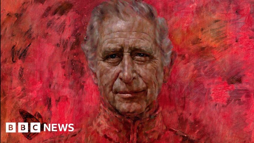 King Charles: ‘That is quite red indeed’ – reaction to new portrait