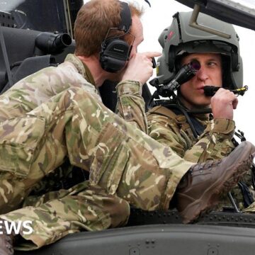 Prince William flies helicopter as Army Air Corps’ new colonel-in-chief