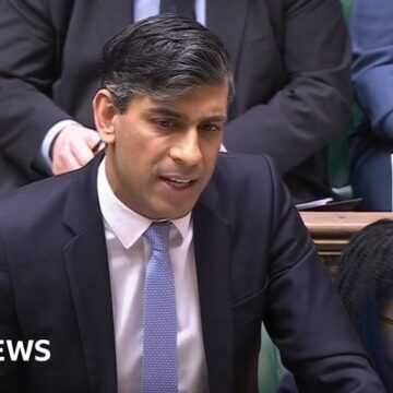 PMQs: Rishi Sunak challenged over early release of dangerous criminals