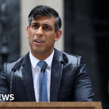 Rishi Sunak announces UK general election for Thursday 4 July