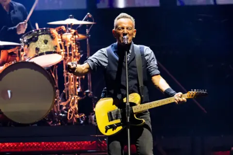 Getty Images Bruce Springsteen in concert