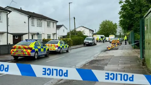 Leicester Media Police cordon