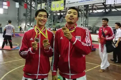 Sam and Cobra were national karate champions