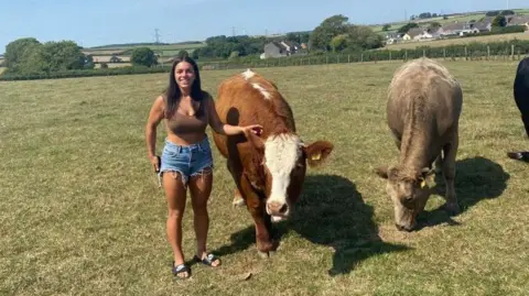 May Williams Girl with cows