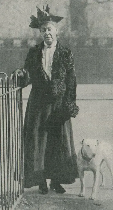 ROG Ruth Belville and a dog