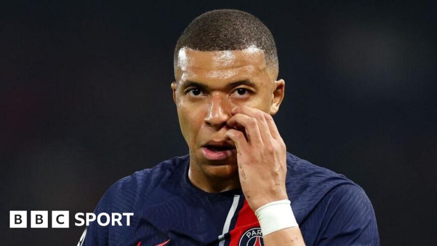 Kylian Mbappe: PSG striker announces he will leave the French champions at end of season