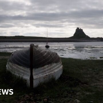 Danny Boyle’s 28 Years Later film shooting on Holy Island