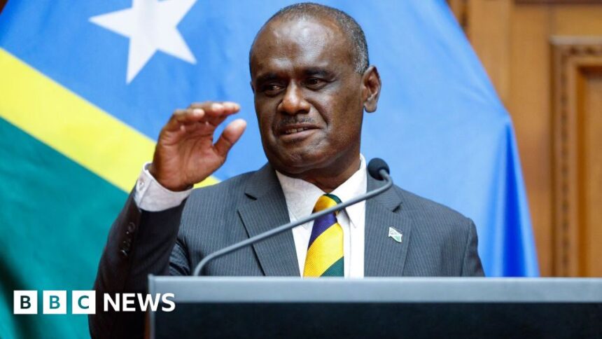 Pro-China candidate wins Solomon Islands PM vote