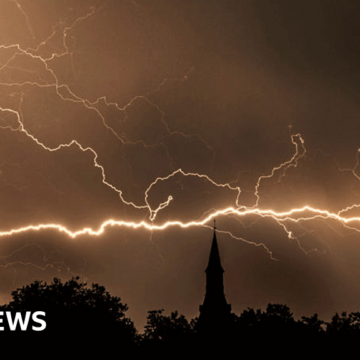 Thunderstorm weather warning issued by Met Office