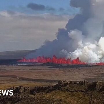 ‘Curtain of fire’: Iceland volcano forces evacuation