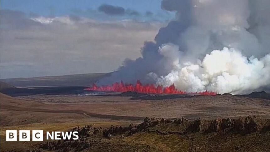 ‘Curtain of fire’: Iceland volcano forces evacuation
