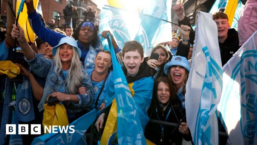 Thousands turn Manchester blue for Cituy’s victory parade