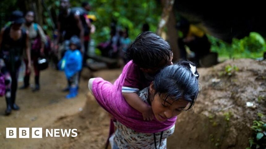 Surge of children crossing dangerous Darién Gap jungle