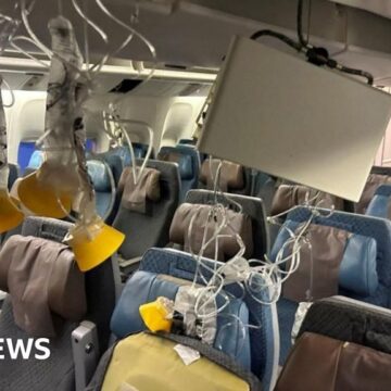 Two-year-old among 40 in hospital after Singapore Airlines turbulence flight