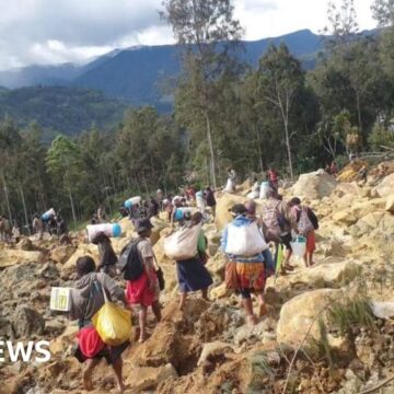 Race to rescue villagers trapped