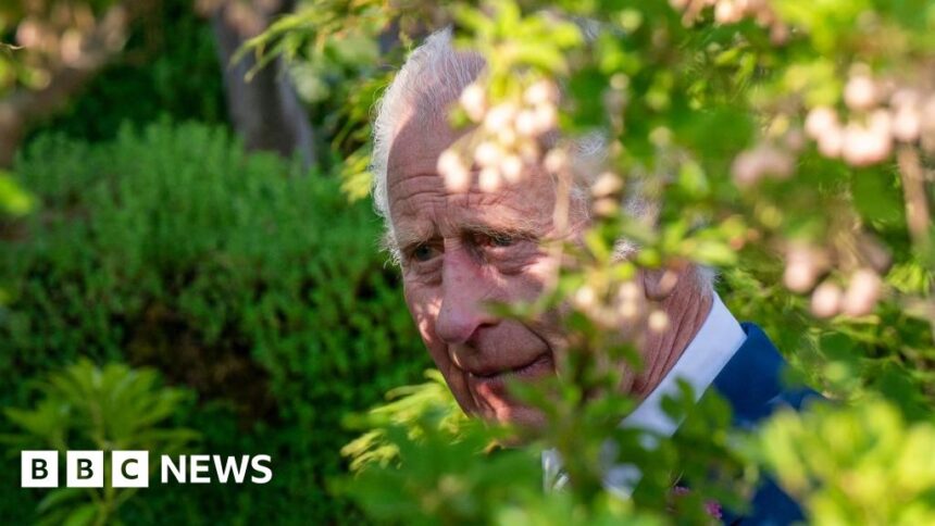 King and Queen visit Chelsea Flower Show