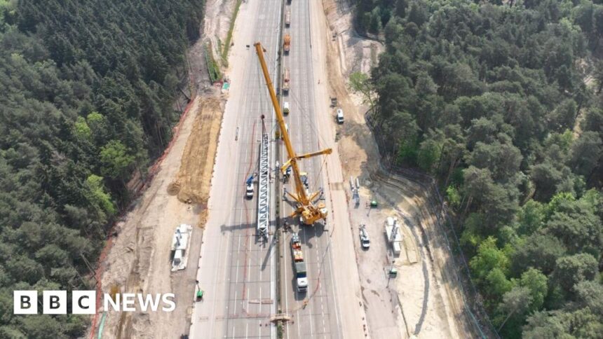 Good progress on M25 works, says highways agency