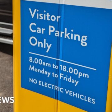 Electric car driver turned away from hospital car park