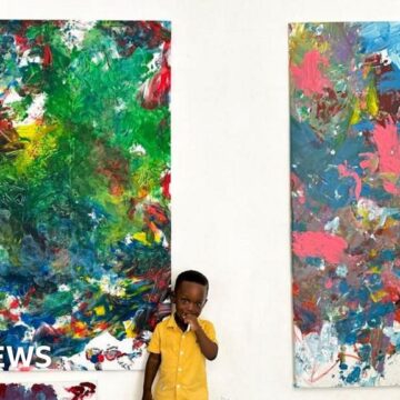 Ghanaian toddler sets record as youngest male artist