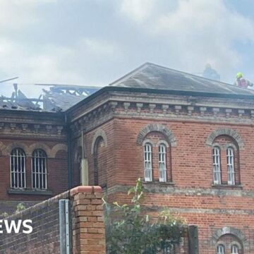 Fire breaks out at former Broadmoor Hospital site