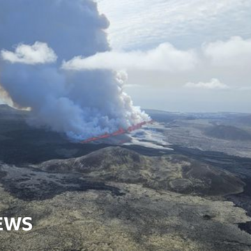 Iceland’s Blue Lagoon evacuated as volcano erupts