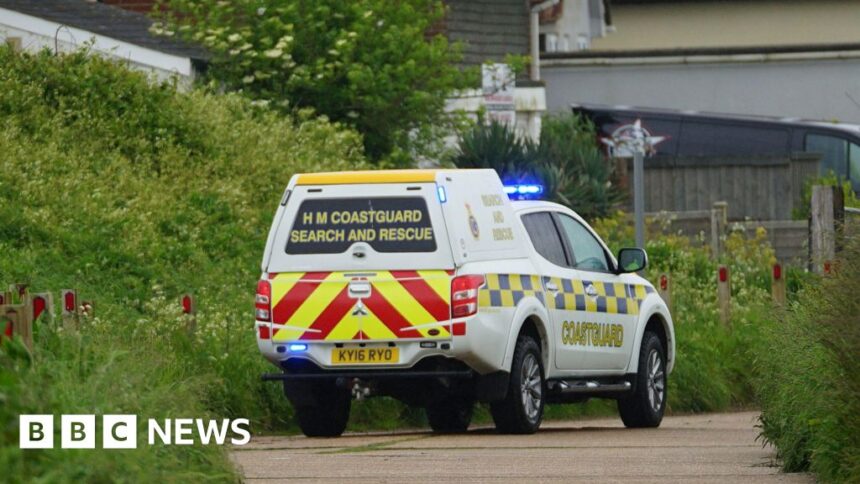 Grandfather and granddaughter swept miles out to sea