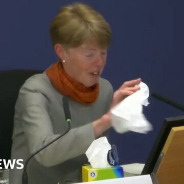 Watch Paula Vennells at the Post Office inquiry