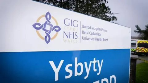 BBC Betsi Cadwaladr Health Board sign