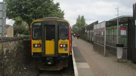 Jaggery | Geograph A train at Cardiff Bay station