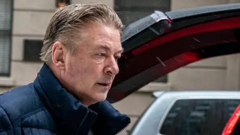 Reuters Actor Alec Baldwin departs his home in January