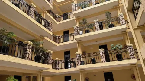 BBC The hostel set aside in Rwanda for asylum seekers from the UK