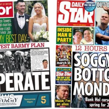 ‘Desperate’ national service plan and ‘soggy bottom Monday’