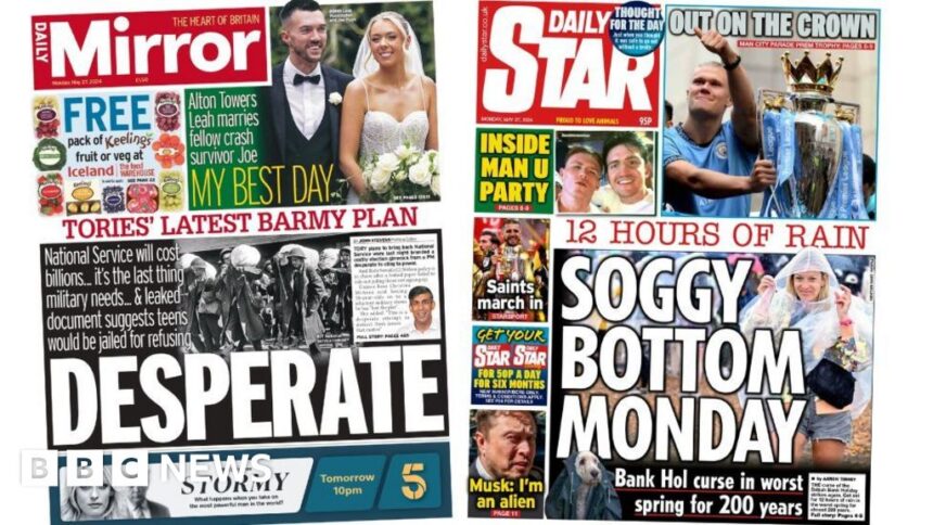 ‘Desperate’ national service plan and ‘soggy bottom Monday’