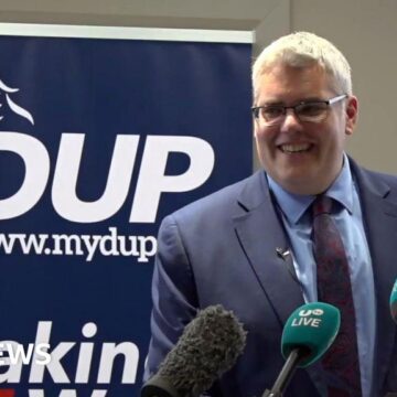 DUP’s Gavin Robinson accused of ‘backtracking’ on Stormont deal