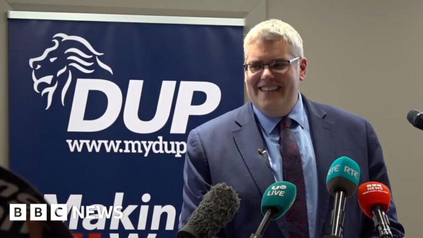 DUP’s Gavin Robinson accused of ‘backtracking’ on Stormont deal