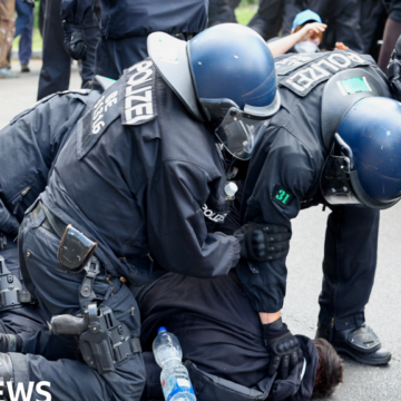 Protesters attempt to storm Berlin's Tesla factory