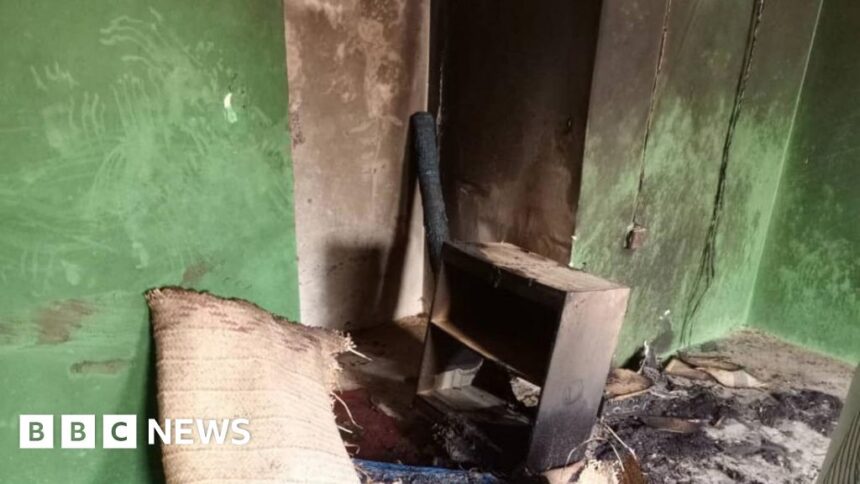 Worshippers locked in Nigeria mosque and set on fire