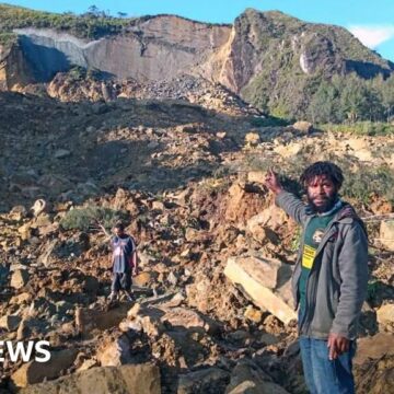 Many feared dead in massive landslide