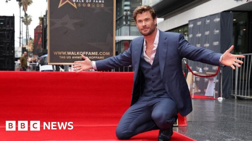 Chris Hemsworth receives star on Hollywood Walk of Fame