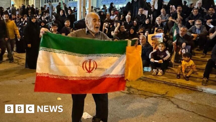 Crowds gather ahead of Iranian president's funeral