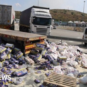 Israeli protesters block aid trucks destined for Gaza