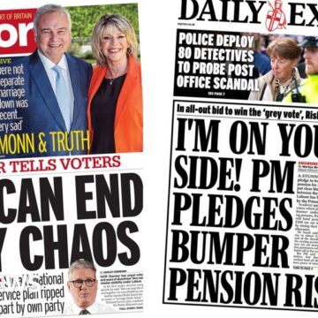 ‘End Tory chaos’ and ‘PM’s pensioner tax cut’