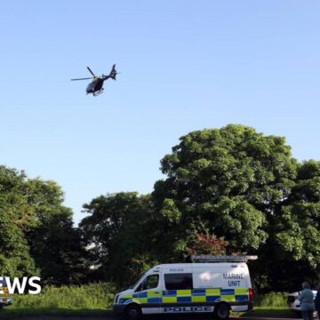 Huge search for two teenage boys in river